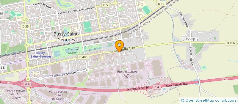 localisation de l'entreprise MADAME RACHEL BOUCHER  BUSSY-SAINT-GEORGES