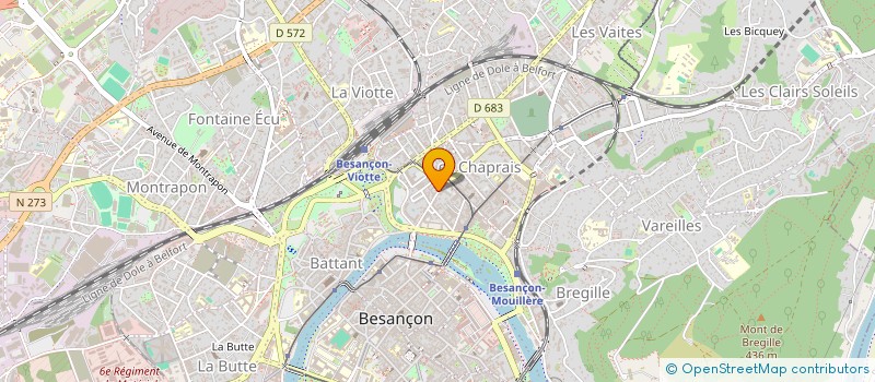 localisation de l'entreprise MADAME RACHEL BOYETTE à BESANCON