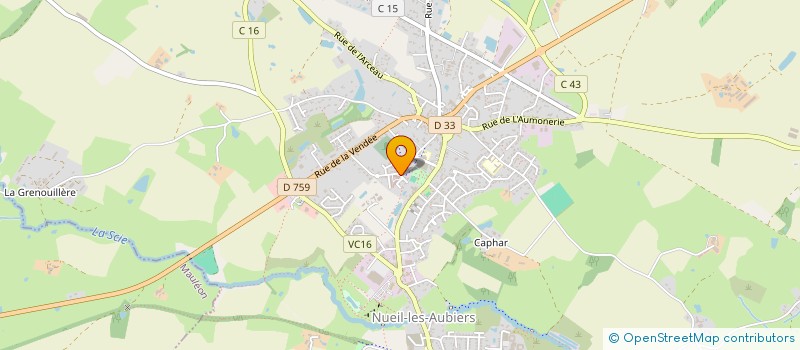 localisation de l'entreprise MADAME RACHEL BRACONNIER  NUEIL-LES-AUBIERS