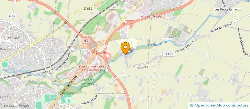 localisation de l'entreprise MADAME RACHEL BRIARD  VALENCE