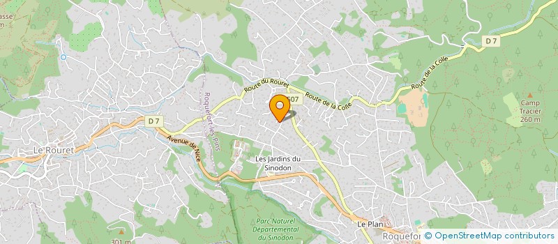 localisation de l'entreprise MADAME RACHEL BRITTON  ROQUEFORT-LES-PINS