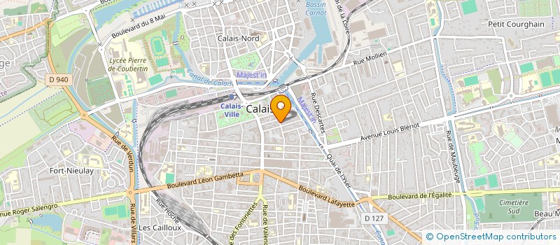 localisation de l'entreprise MADAME RACHEL CARBONNIER  CALAIS