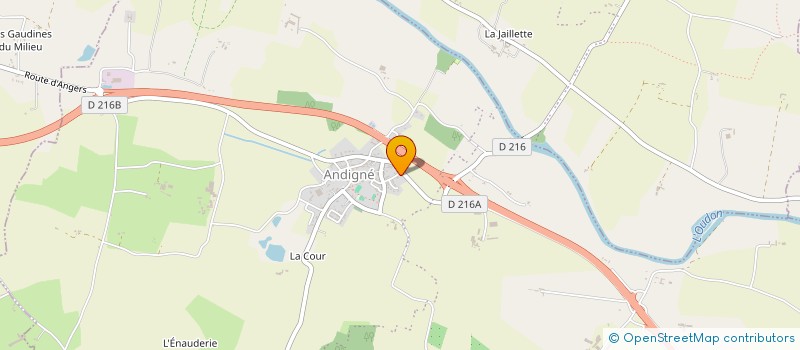 localisation de l'entreprise MADAME RACHEL CARRE  LE LION D'ANGERS