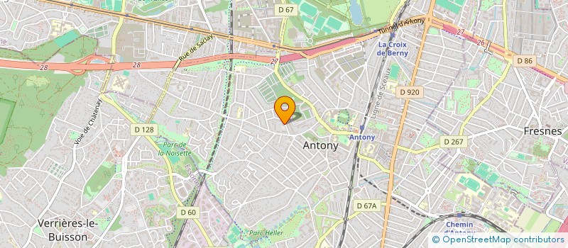 localisation de l'entreprise MADAME RACHEL CASSAGNE à ANTONY