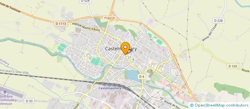 localisation de l'entreprise MADAME RACHEL CASTELLA à CASTELNAUDARY