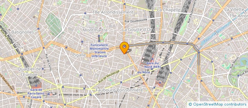 localisation de l'entreprise MADAME RACHEL CAZADAMONT  PARIS