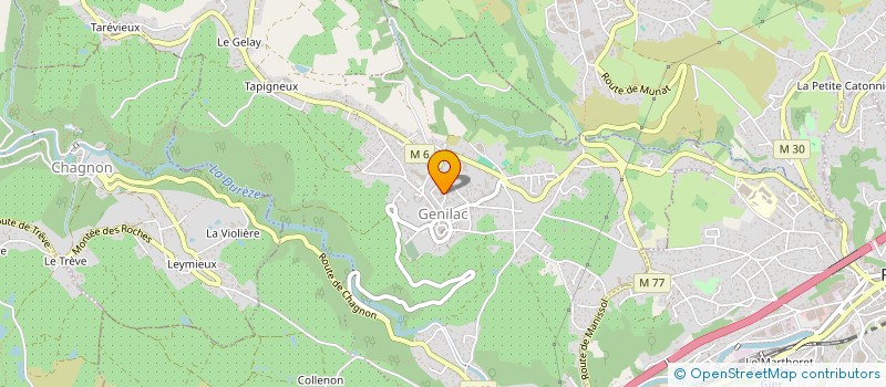 localisation de l'entreprise MADAME RACHEL CHAPUIS  GENILAC