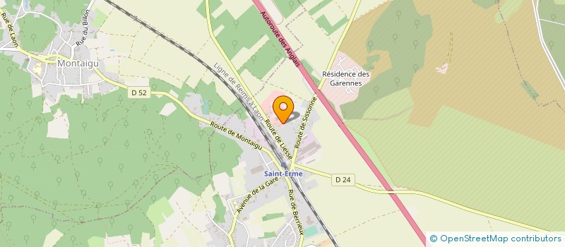 localisation de l'entreprise MADAME RACHEL CHARPENTIER  CHIVRES-EN-LAONNOIS