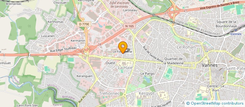 localisation de l'entreprise MADAME RACHEL CHED'HOMME à VANNES