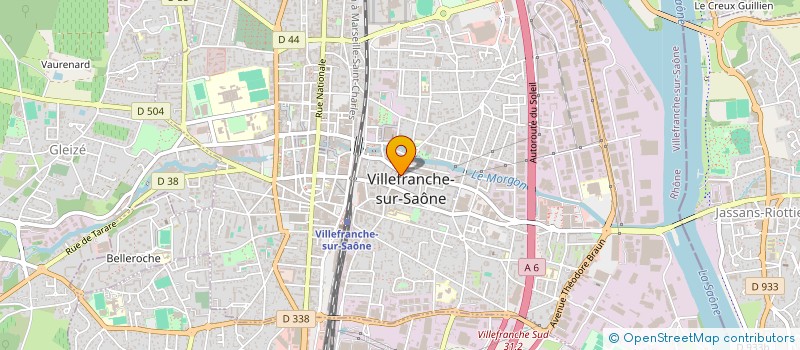 localisation de l'entreprise MADAME RACHEL CIMETIERE  VILLEFRANCHE-SUR-SAONE