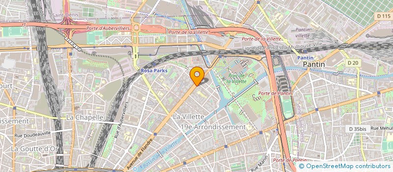 localisation de l'entreprise MADAME RACHEL CLARKE  PARIS