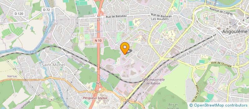localisation de l'entreprise MADAME RACHEL CORMENIER à ANGOULEME