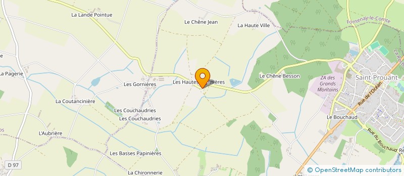 localisation de l'entreprise MADAME RACHEL CORNILLE  SAINT-PROUANT