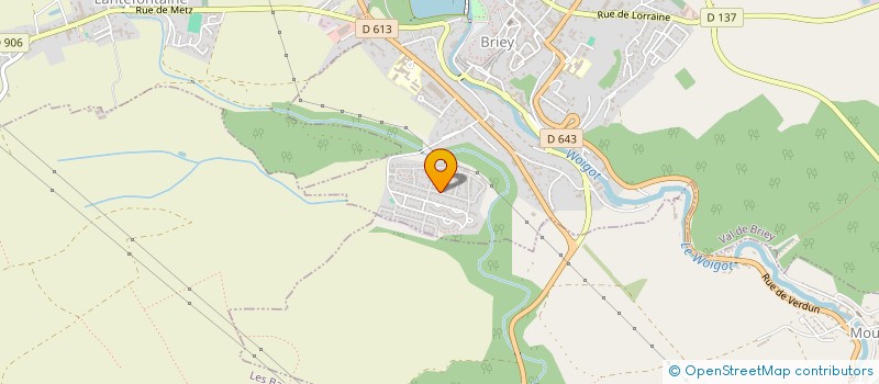 localisation de l'entreprise MADAME RACHEL CORRAS  VAL DE BRIEY