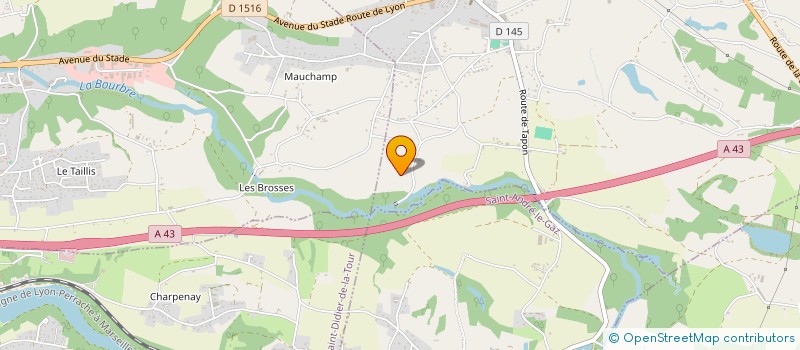 localisation de l'entreprise MADAME RACHEL COSTA  LA BATIE-MONTGASCON