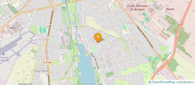 localisation de l'entreprise MADAME RACHEL CUVELIER  BOURGES