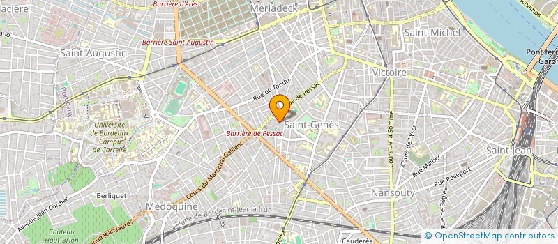 localisation de l'entreprise MADAME RACHEL DANIEL  BORDEAUX