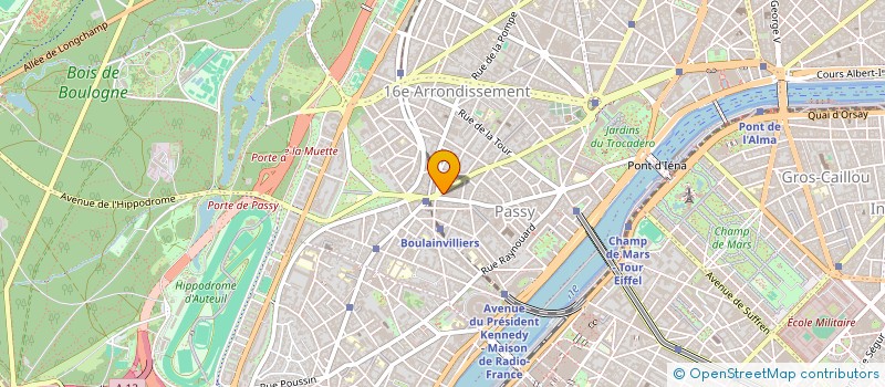 localisation de l'entreprise MADAME RACHEL DARMON  PARIS