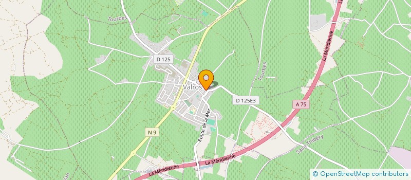 localisation de l'entreprise MADAME RACHEL DE SA  SERVIAN