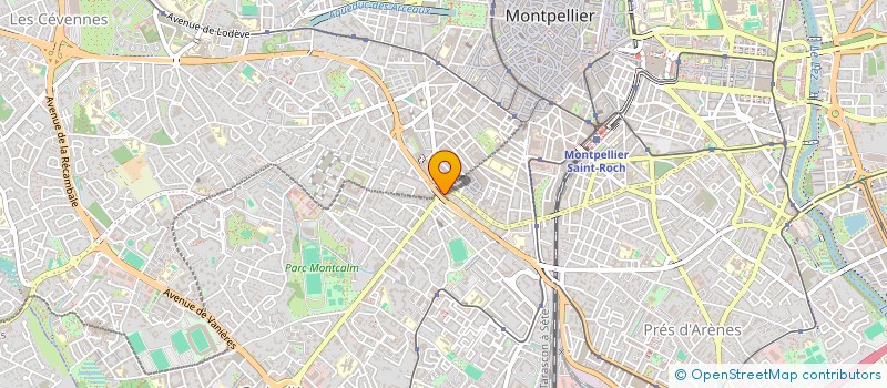localisation de l'entreprise MADAME RACHEL DELEGLISE à MONTPELLIER