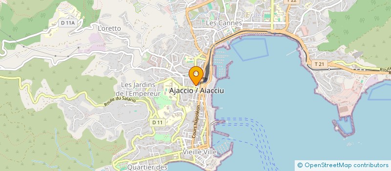 localisation de l'entreprise MADAME RACHEL DELERIA à AJACCIO