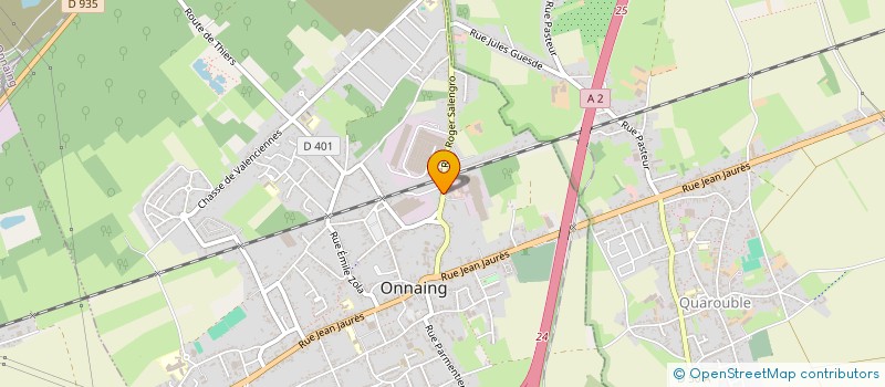 localisation de l'entreprise MADAME RACHEL DELHAYE  ONNAING