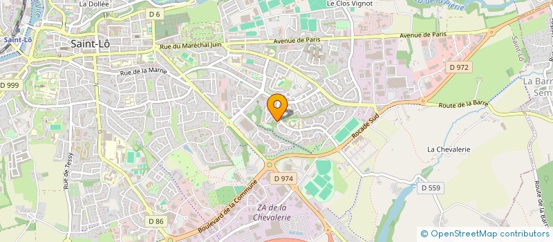 localisation de l'entreprise MADAME RACHEL DELWARTE  SAINT-LO