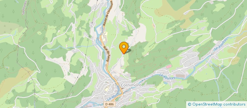 localisation de l'entreprise MADAME RACHEL DEMANGE  CORNIMONT