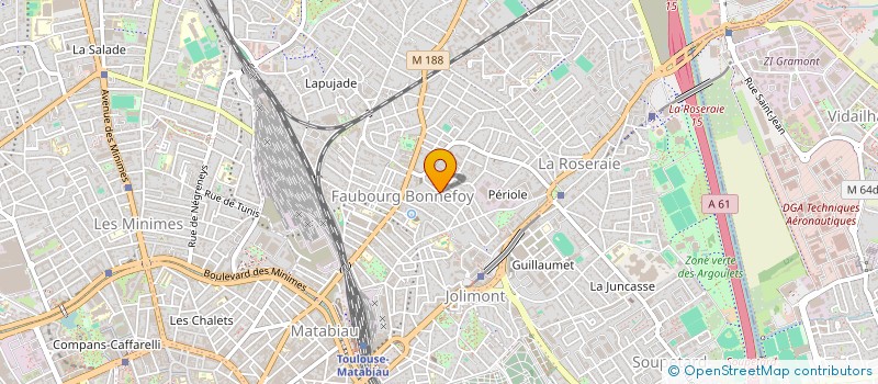 localisation de l'entreprise MADAME RACHEL DEMBELE à TOULOUSE