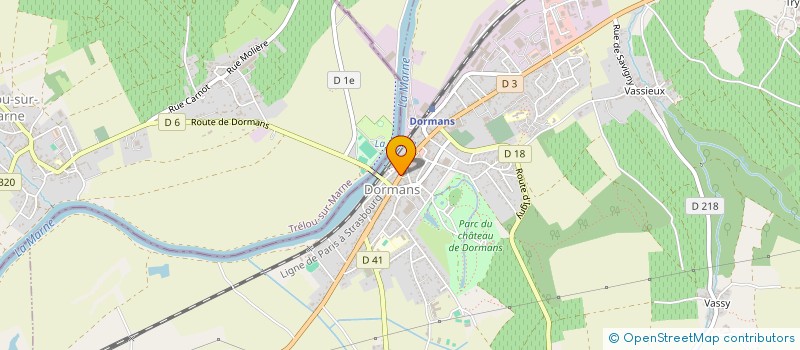 localisation de l'entreprise MADAME RACHEL DEPREZ  MAREUIL-LE-PORT