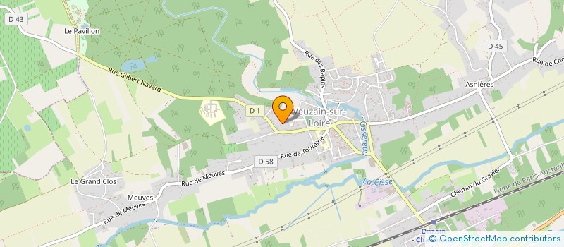 localisation de l'entreprise MADAME RACHEL DESSEAUVE  VEUZAIN-SUR-LOIRE