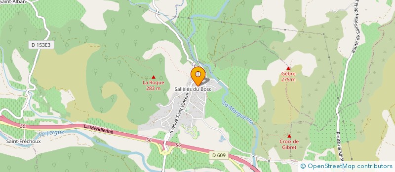 localisation de l'entreprise MADAME RACHEL DETANG  LE BOSC