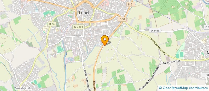 localisation de l'entreprise MADAME RACHEL DETTINGER à LUNEL