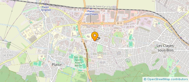 localisation de l'entreprise MADAME RACHEL DHANAWADE  PLAISIR