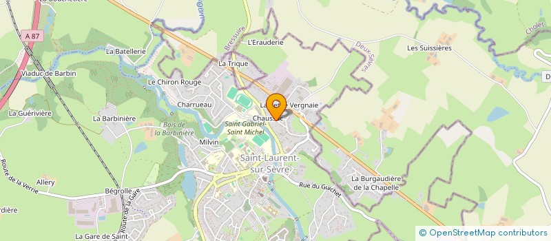 localisation de l'entreprise MADAME RACHEL DIDIER à CHOLET