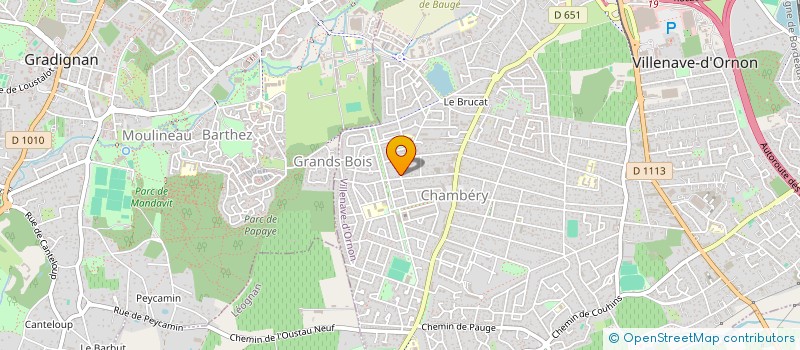 localisation de l'entreprise MADAME RACHEL DIEZ  VILLENAVE-D'ORNON