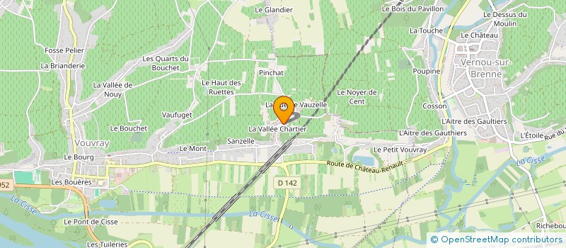 localisation de l'entreprise MADAME RACHEL DJELLEL  VOUVRAY