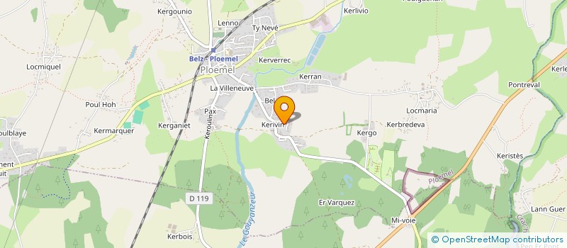 localisation de l'entreprise MADAME RACHEL DOMICENT  PLOEMEL