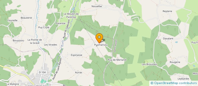 localisation de l'entreprise MADAME RACHEL DRONNE  SAINT-GERMAIN-DU-SALEMBRE