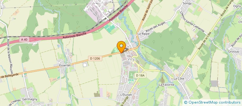 localisation de l'entreprise MADAME RACHEL DRUON  VIRY