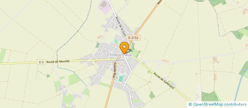 localisation de l'entreprise MADAME RACHEL DUBOIS à CHILLEURS-AUX-BOIS