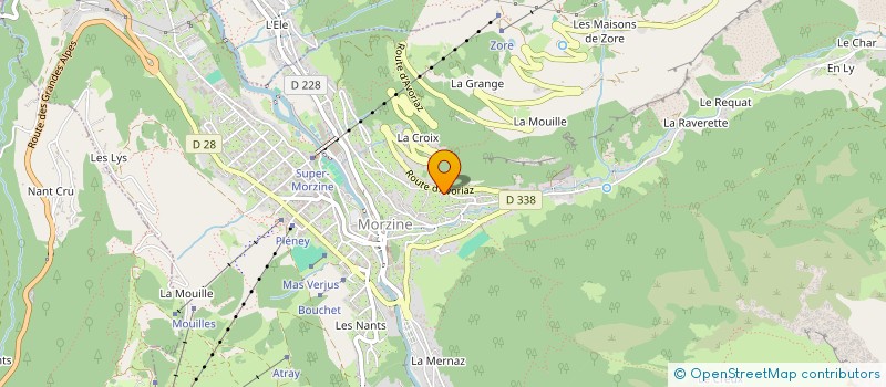 localisation de l'entreprise MADAME RACHEL DUCRETTET  MORZINE