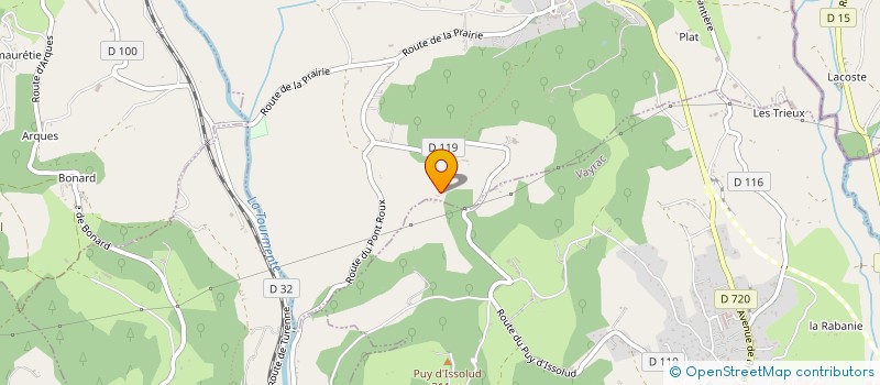 localisation de l'entreprise MADAME RACHEL DUMAS  VAYRAC