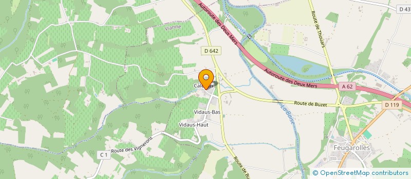 localisation de l'entreprise MADAME RACHEL DUPETIT  VIANNE