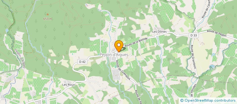 localisation de l'entreprise MADAME RACHEL DUVAL  PEYPIN-D'AIGUES
