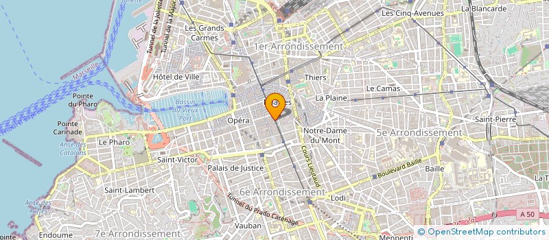 localisation de l'entreprise MADAME RACHEL ELFASSY  MARSEILLE
