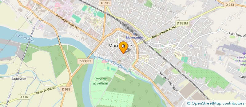 localisation de l'entreprise MADAME RACHEL FARGUE  MARMANDE