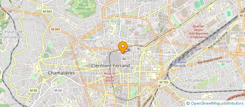 localisation de l'entreprise MADAME RACHEL FARIA  CLERMONT-FERRAND