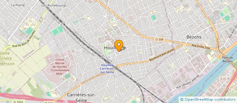 localisation de l'entreprise MADAME RACHEL FERREOL  HOUILLES