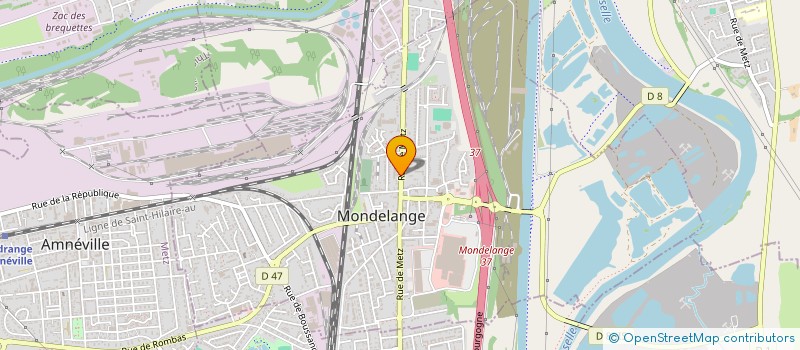 localisation de l'entreprise MADAME RACHEL FERRETTI  MONDELANGE